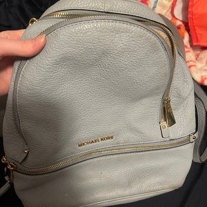 Blue mk backpack purse